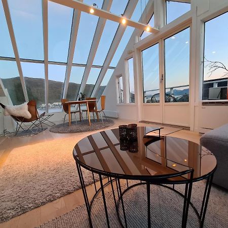 Glass Roof Private Loft In Tromso Tromsø Exterior foto